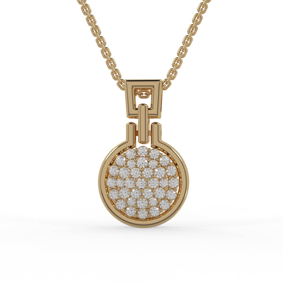 Sparkling Halo Pendant