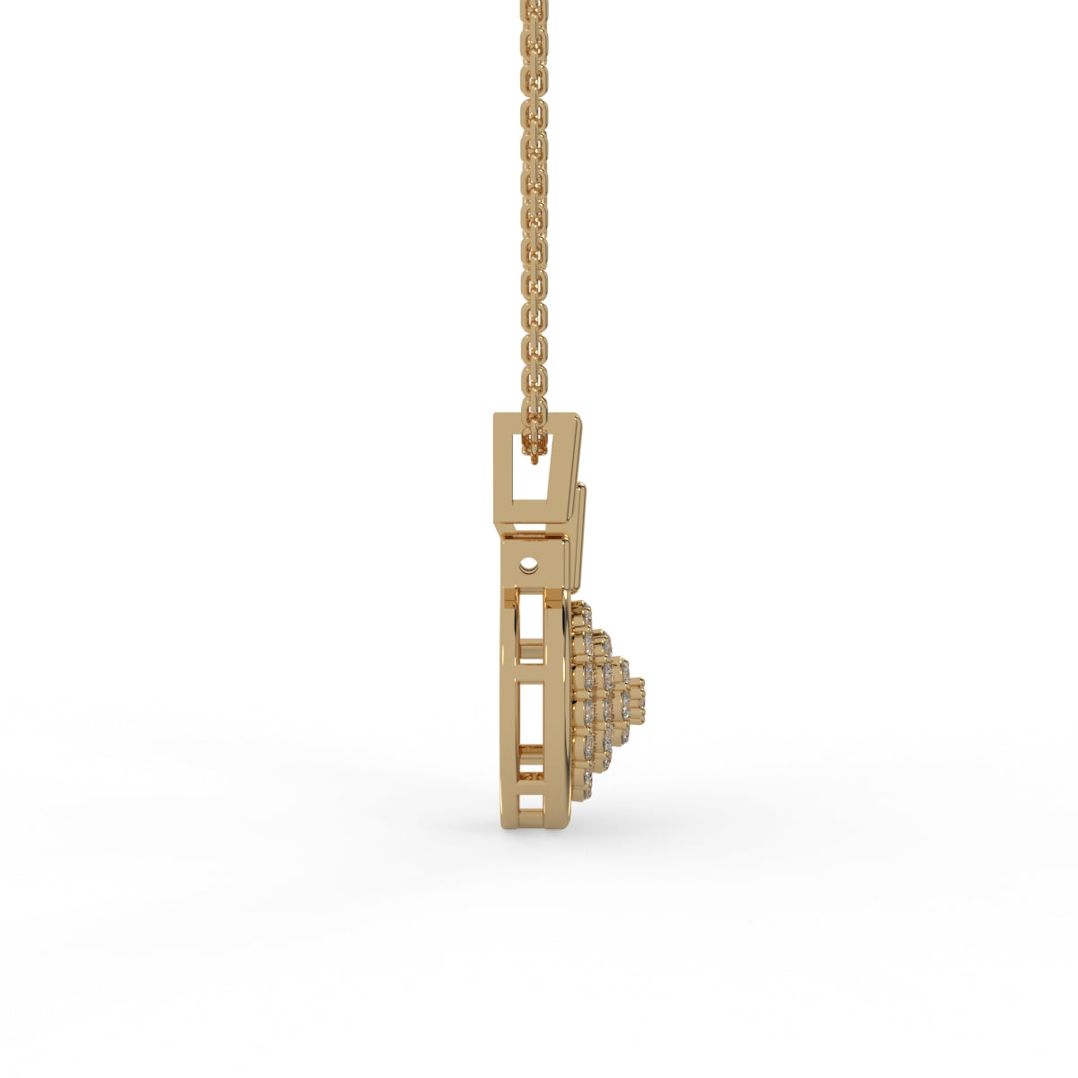 Sparkling Halo Pendant