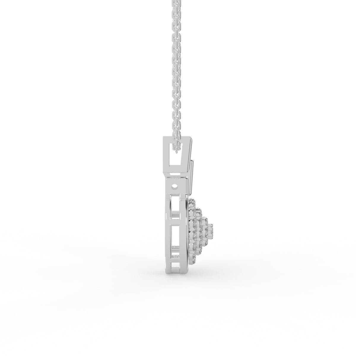 Sparkling Halo Pendant