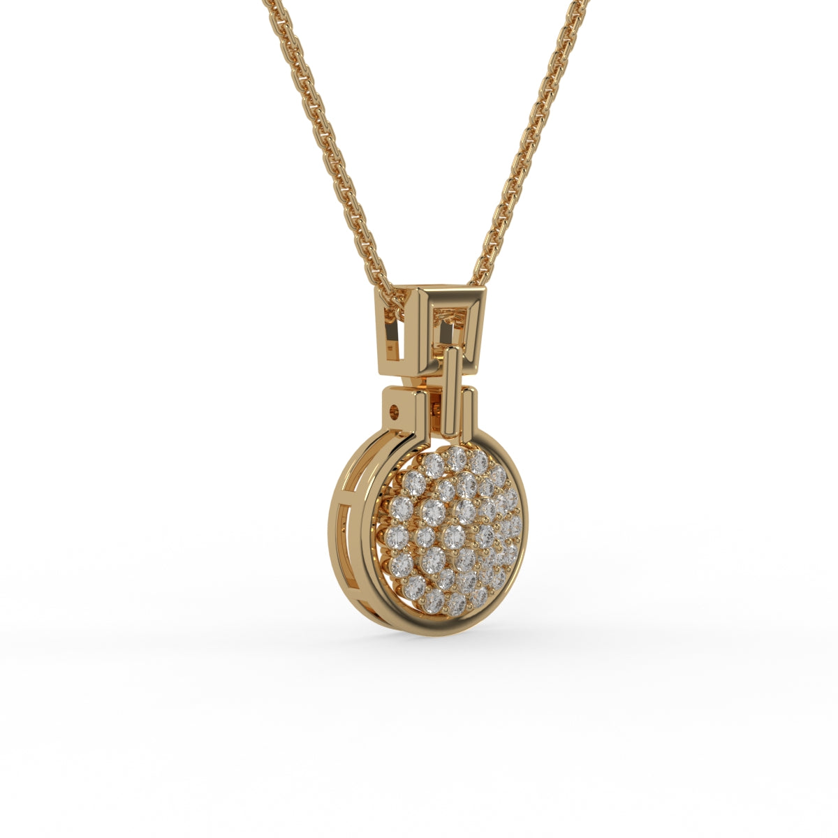 Sparkling Halo Pendant