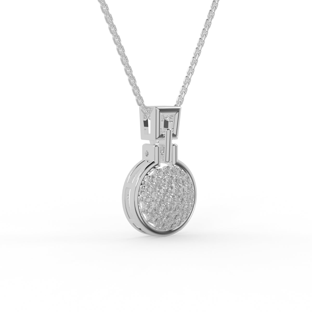 Sparkling Halo Pendant