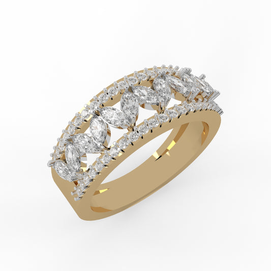 Garden of Sparkle Band Ring
