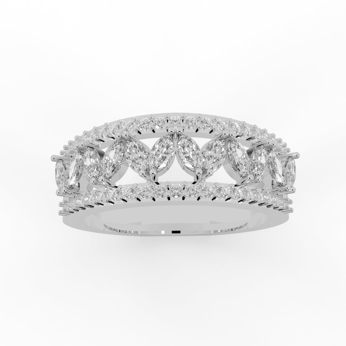 Garden of Sparkle Band Ring