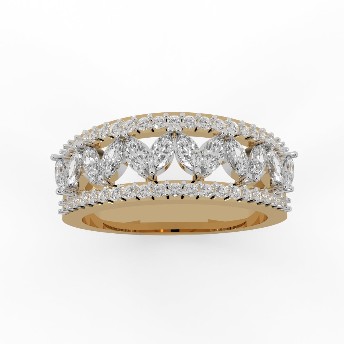 Garden of Sparkle Band Ring