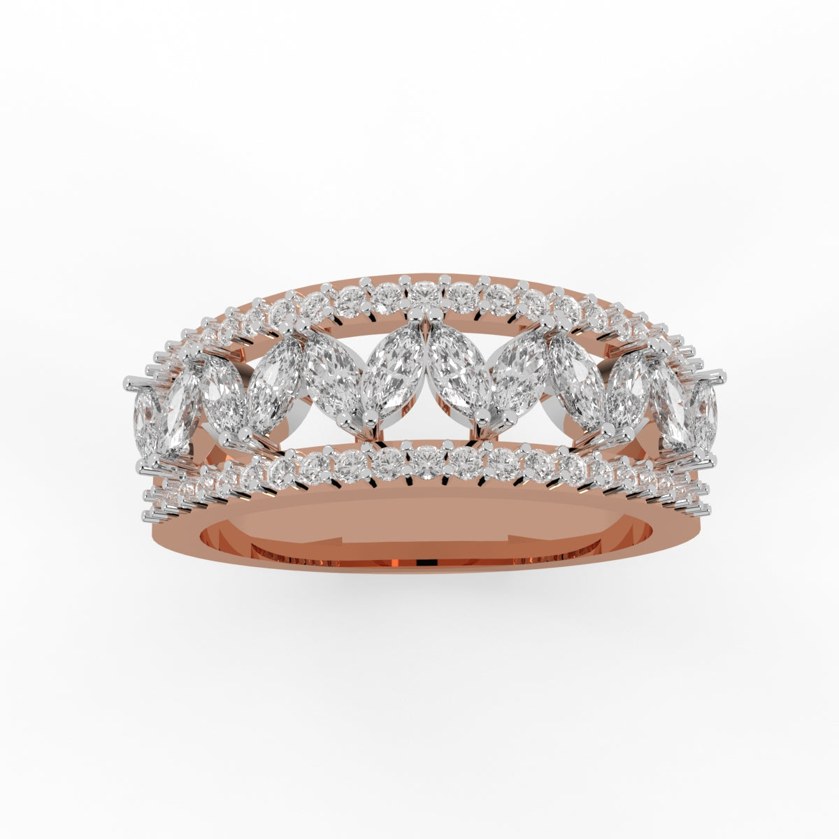 Garden of Sparkle Band Ring