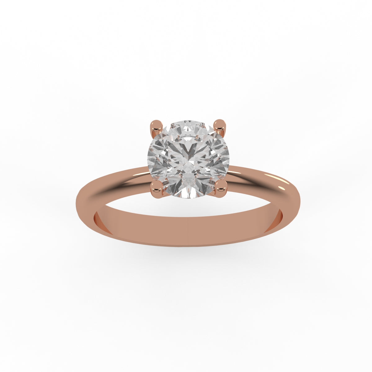 Classic Glow Solitaire Ring