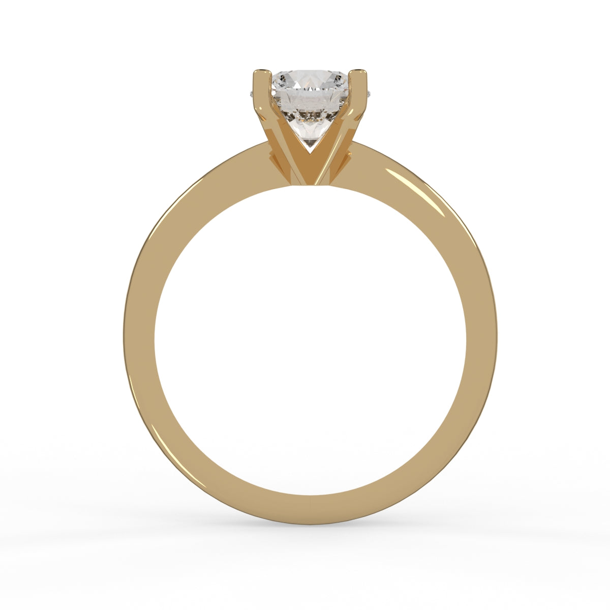 Classic Glow Solitaire Ring