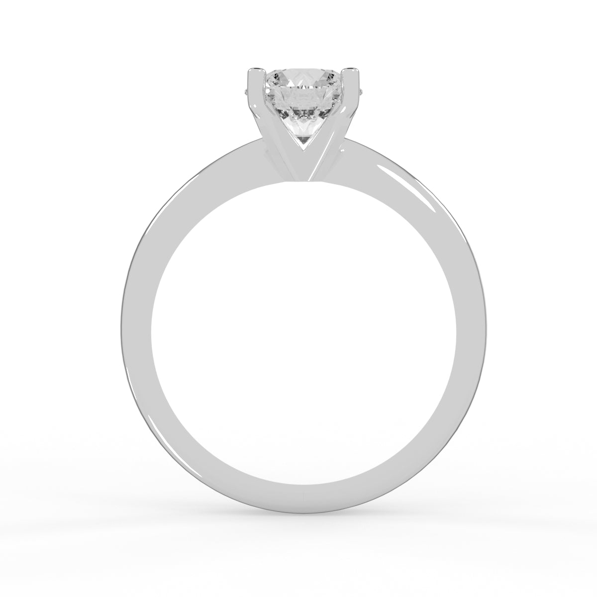 Classic Glow Solitaire Ring