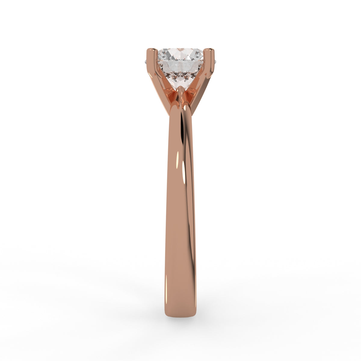 Classic Glow Solitaire Ring