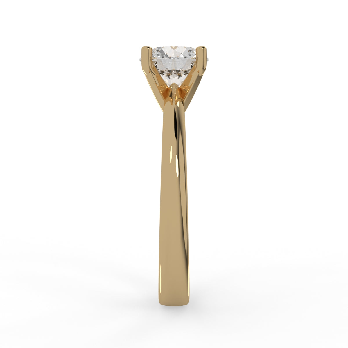 Classic Glow Solitaire Ring