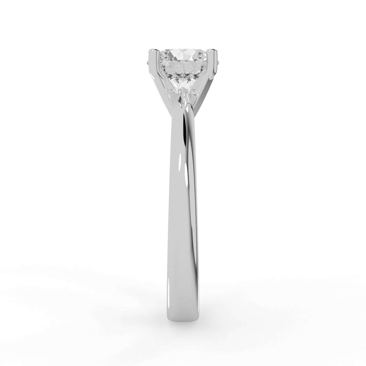 Classic Glow Solitaire Ring