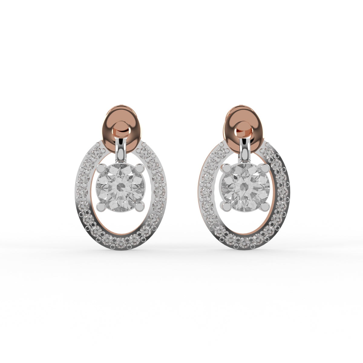 Diamond Aura Drops Earring