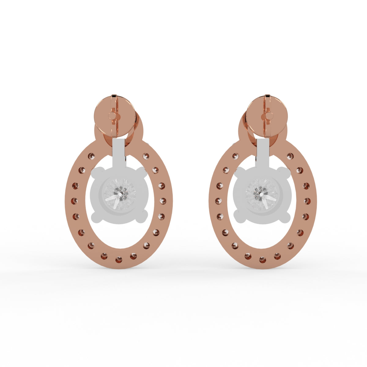 Diamond Aura Drops Earring