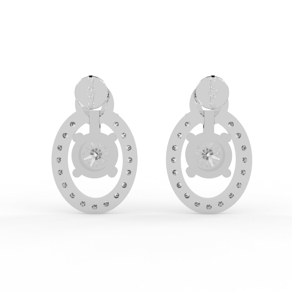 Diamond Aura Drops Earring