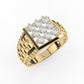 Art Deco Nesting Diamond Ring For Men