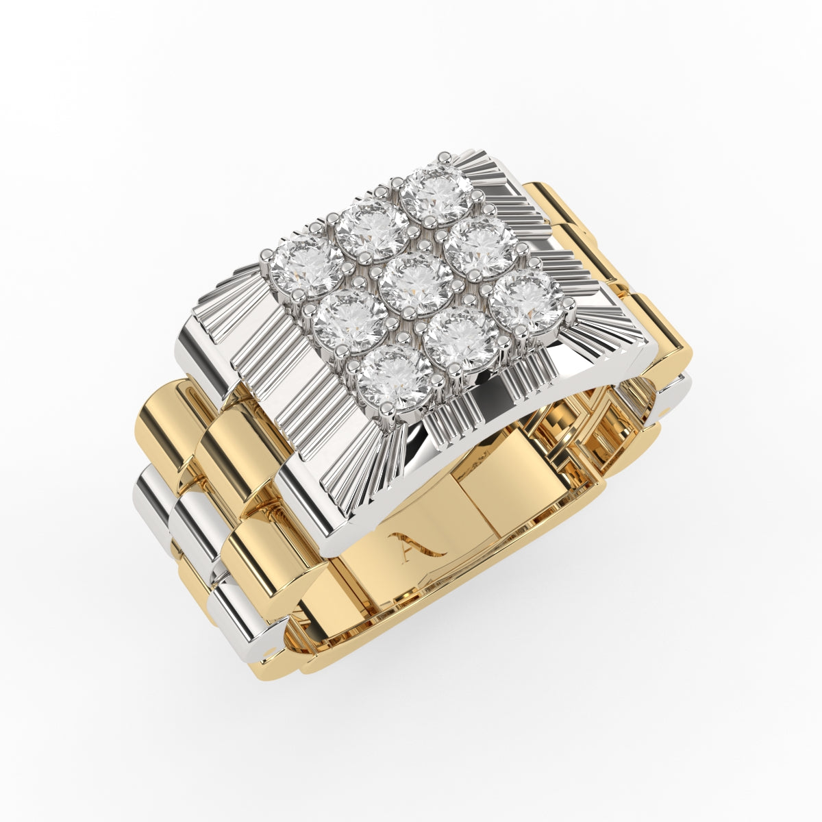 Stackable Diamond Men's Ring