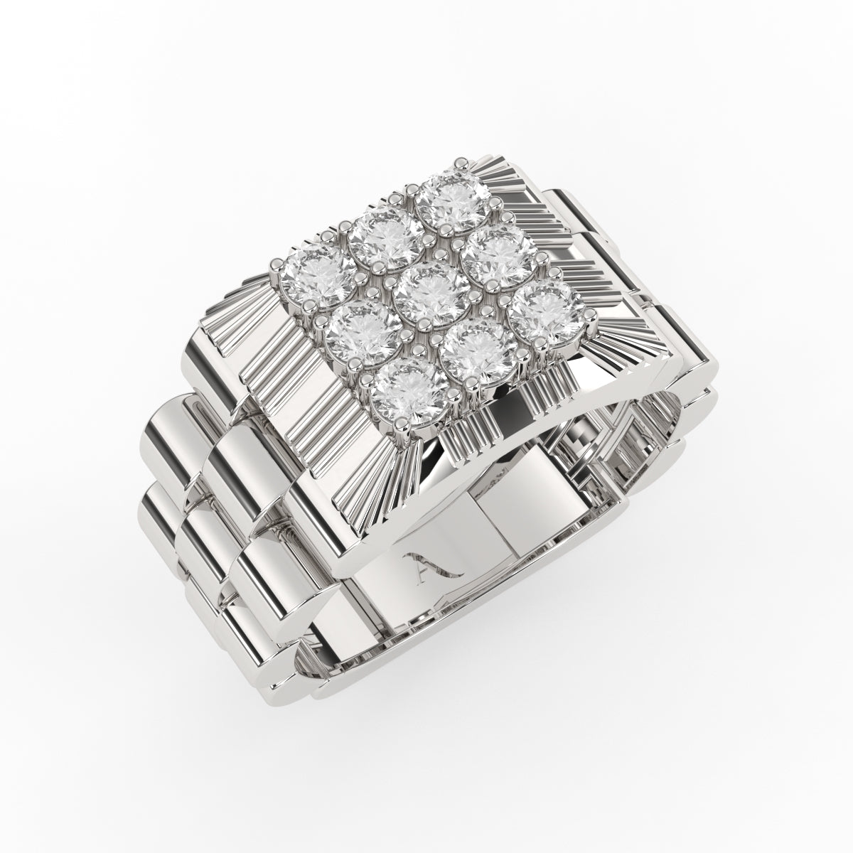 Stackable Diamond Men's Ring