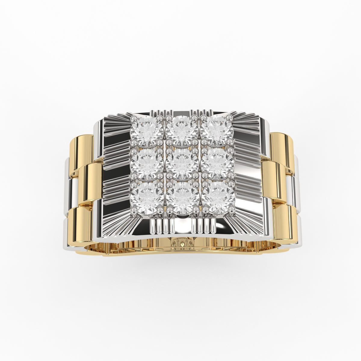 Stackable Diamond Men's Ring