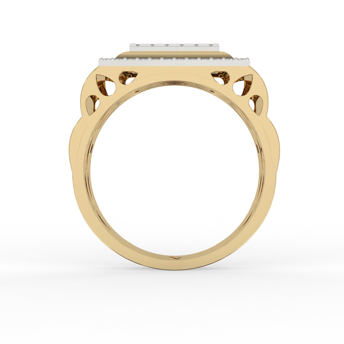Luxurious Halo Diamond Ring For Men