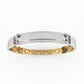 Attractive Two Tone Diamond Mens Kada