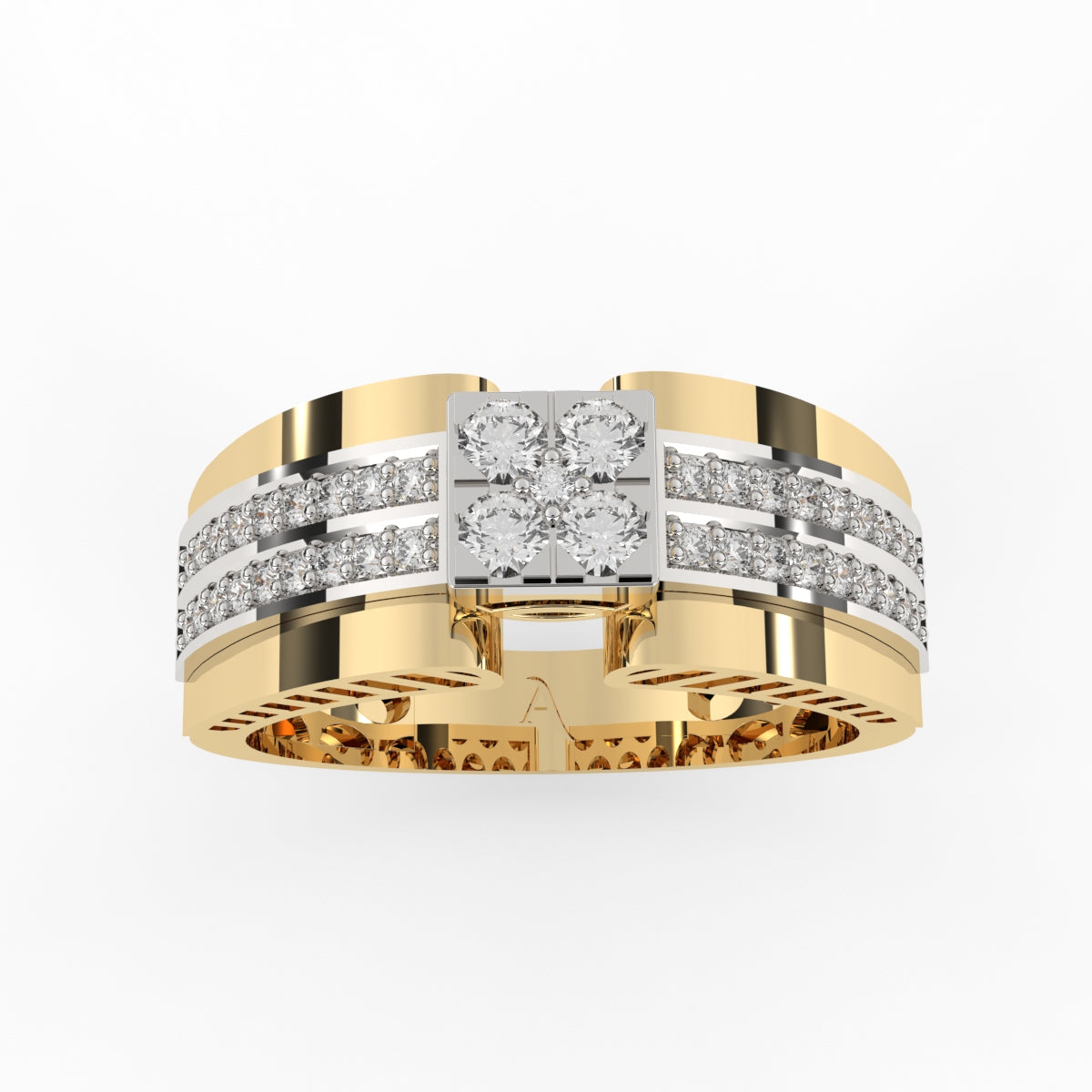 Amazing Diamond Wedding Band For Men