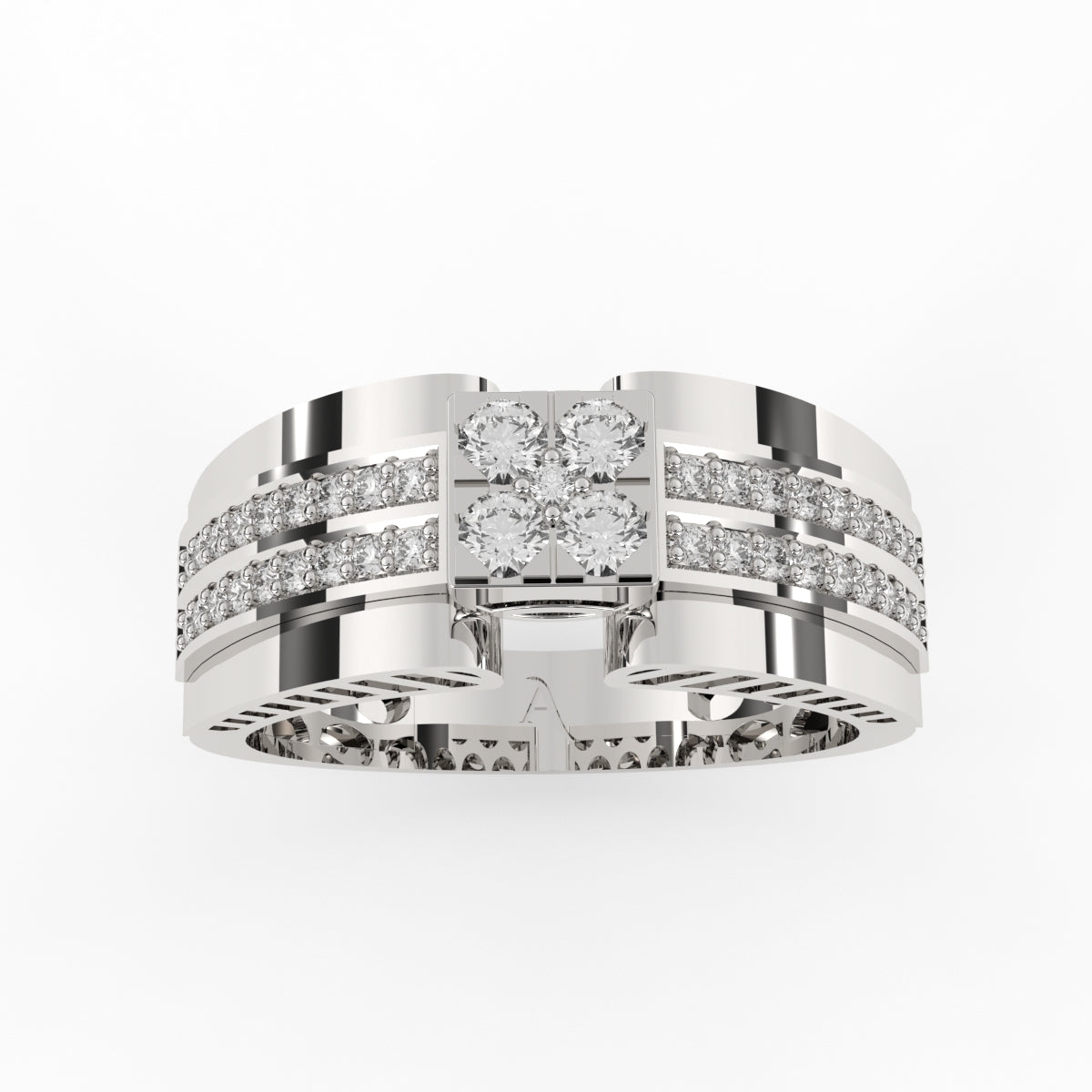 Amazing Diamond Wedding Band For Men