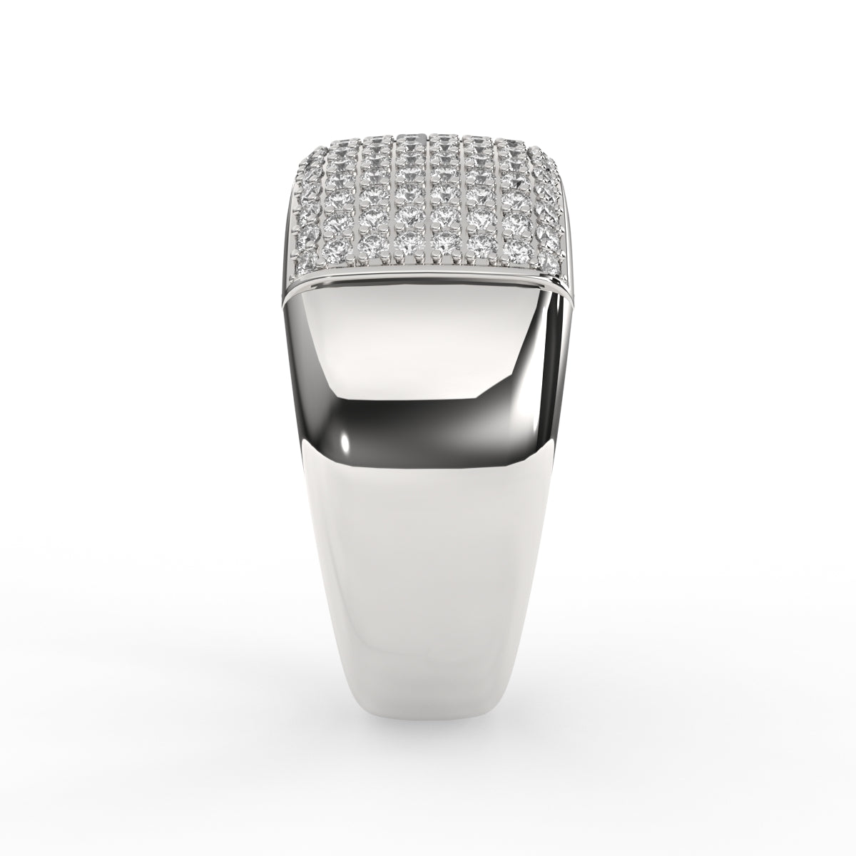 Unique Dome Wedding Ring For Men