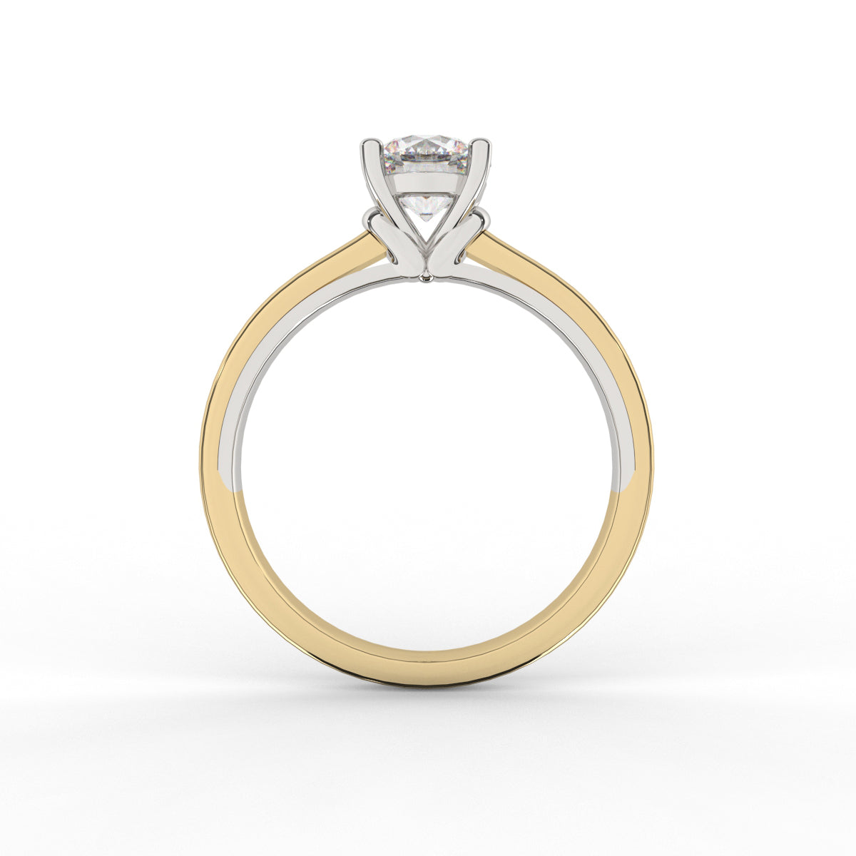 Minimalistic Solitaire Ring