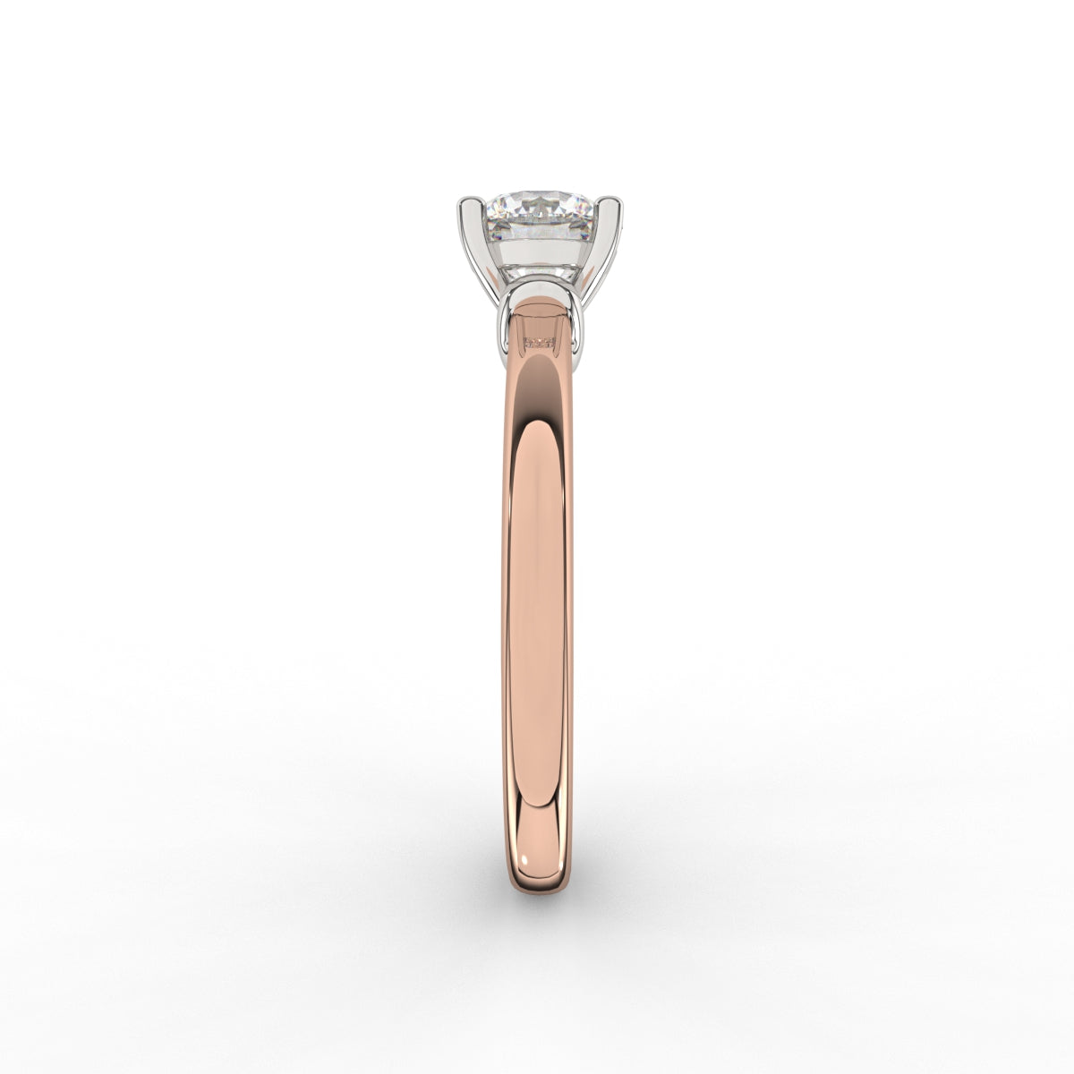 Minimalistic Solitaire Ring