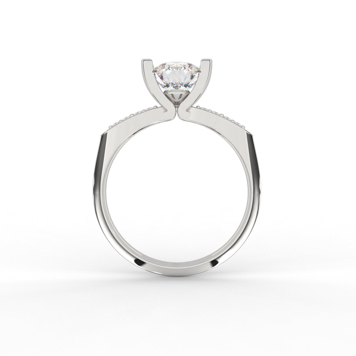 Solitaire Barset Diamond Ring