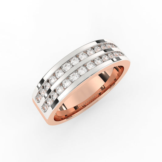 Sparking Band Diamond Ring