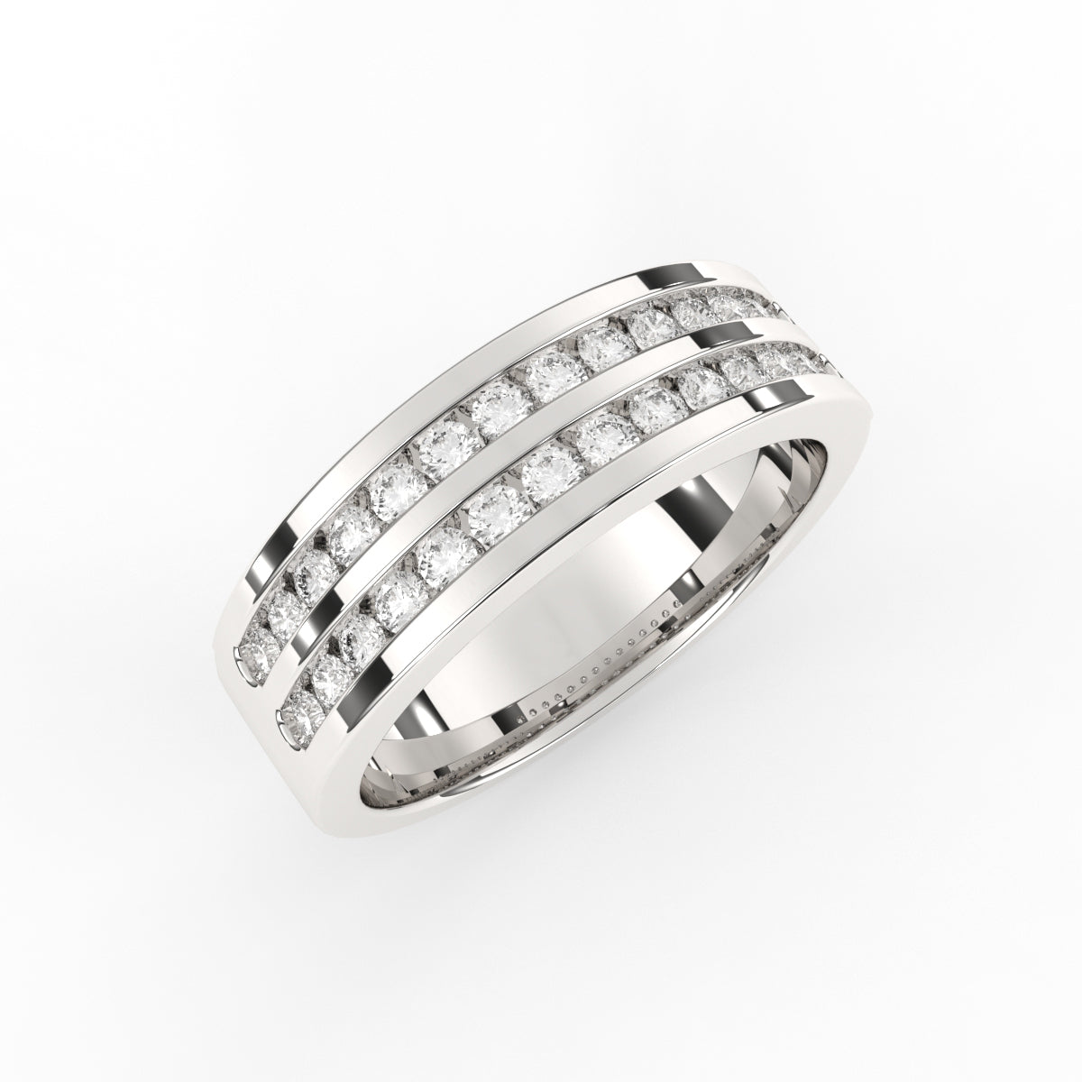 Sparking Band Diamond Ring