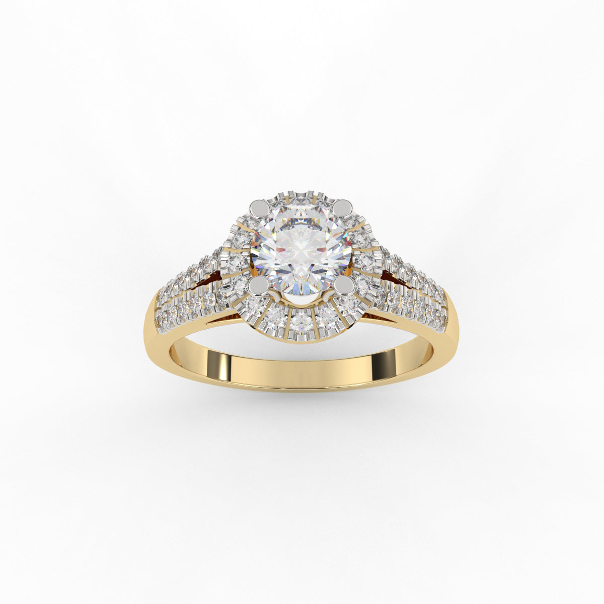 Contemporary Diamond Ring