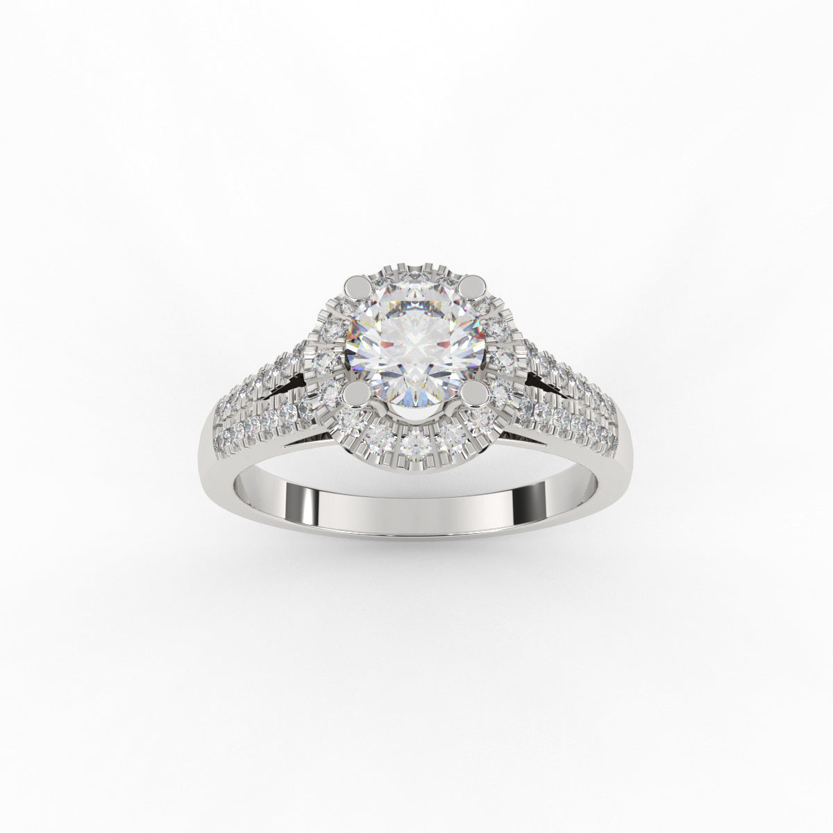 Contemporary Diamond Ring