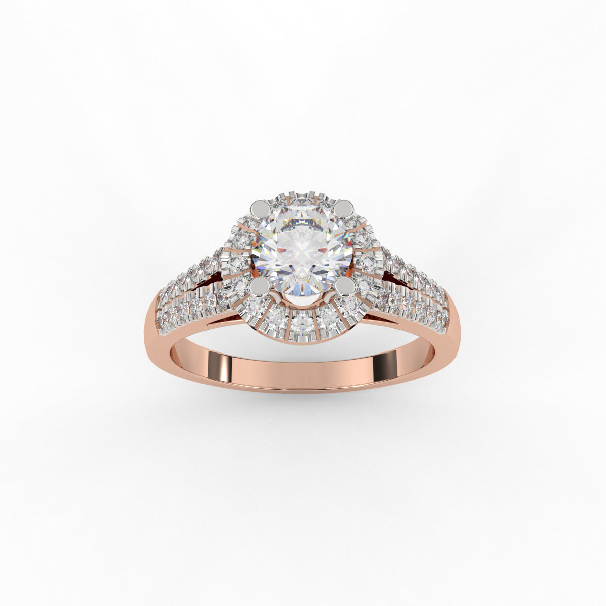 Contemporary Diamond Ring