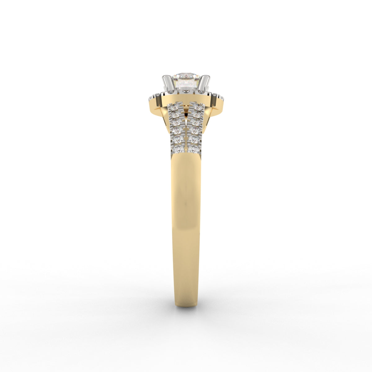 Contemporary Diamond Ring