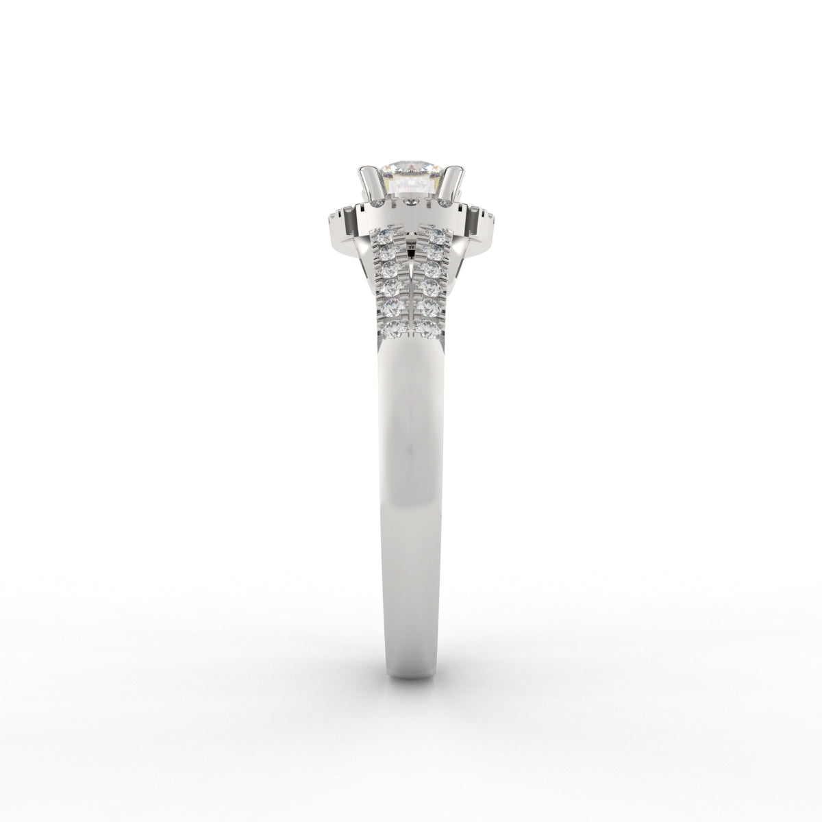 Contemporary Diamond Ring