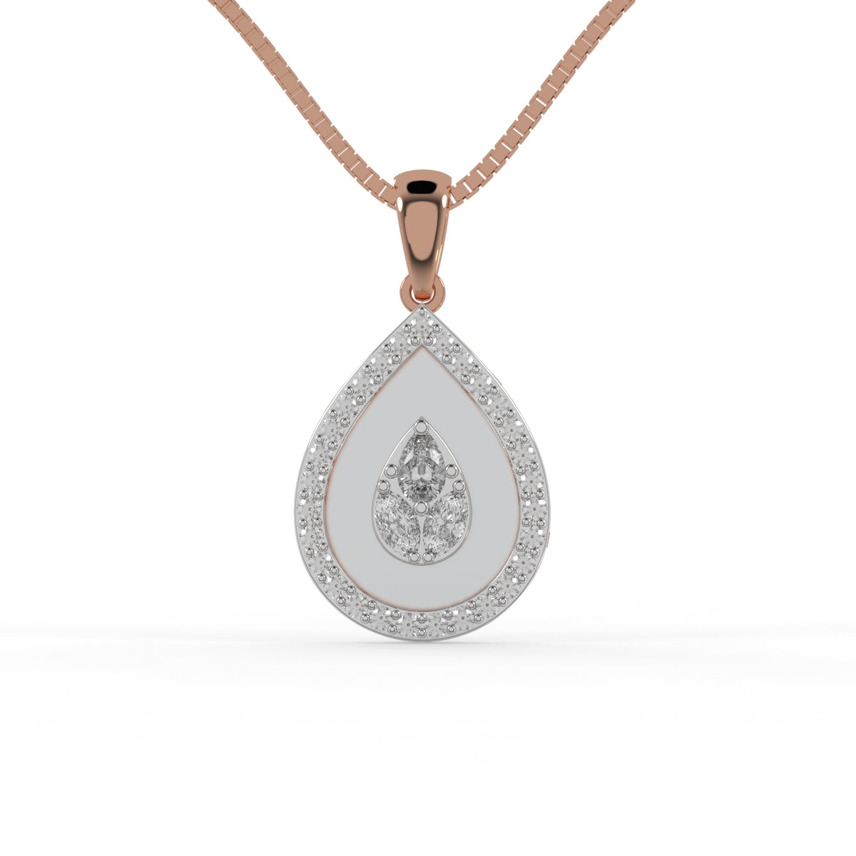 Diamond Dewdrop Pendant