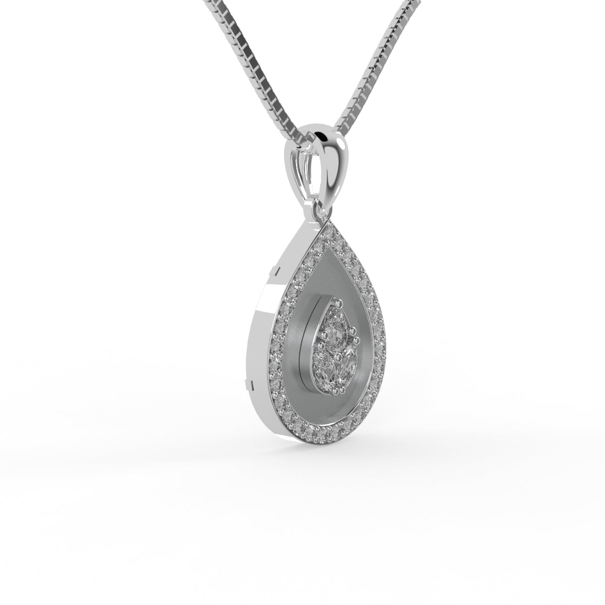 Diamond Dewdrop Pendant