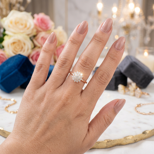 Dahlia Diamond Ring