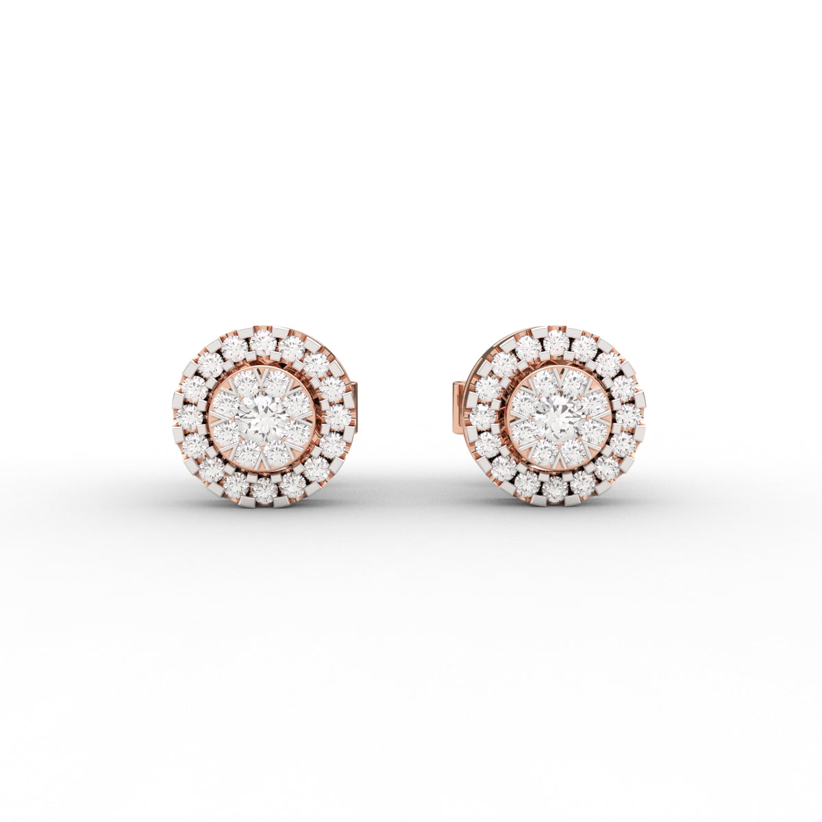 Classic Round Halo Earring