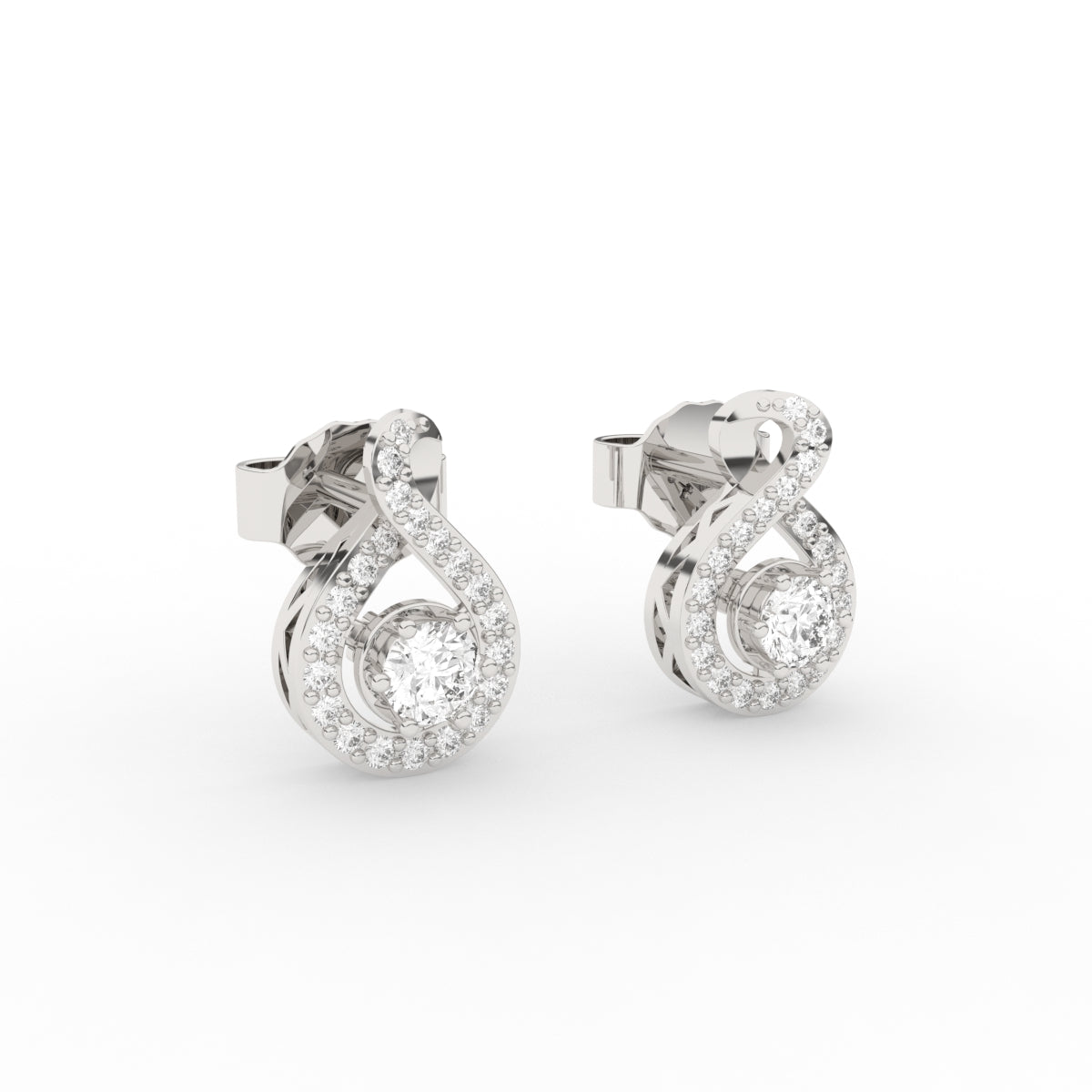 Curved Diamond Pendant