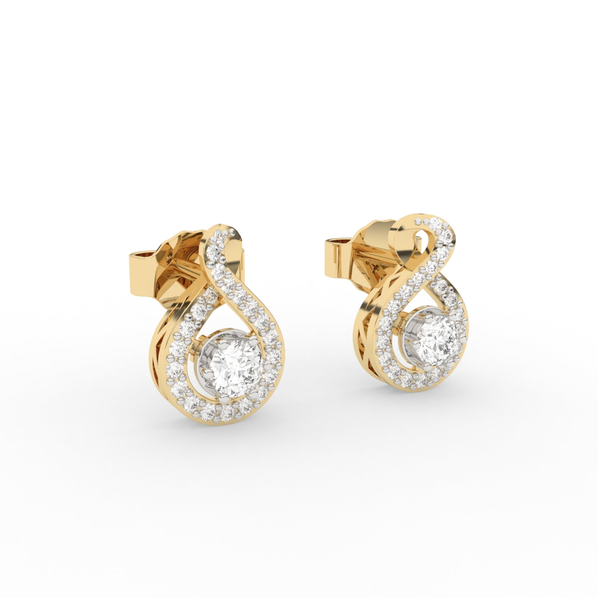 Curved Diamond Pendant