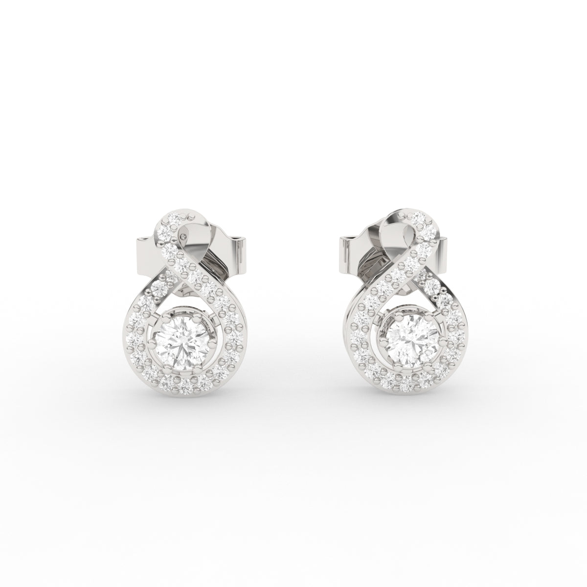 Curved Diamond Pendant