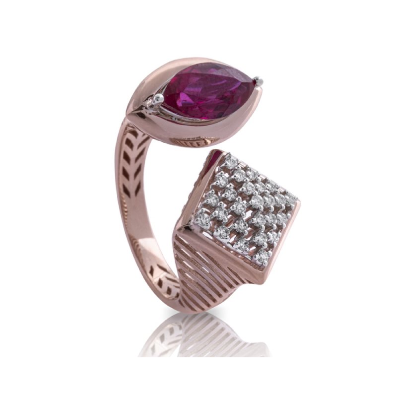 Ruby Hazel Diamond Ring