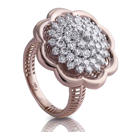 Peony Diamond Ring