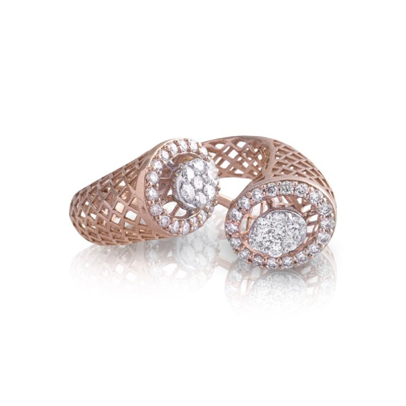 Charming Mesh Diamond Ring