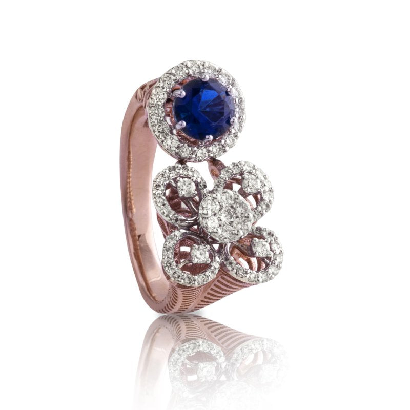 Royal Sapphire Diamond Ring