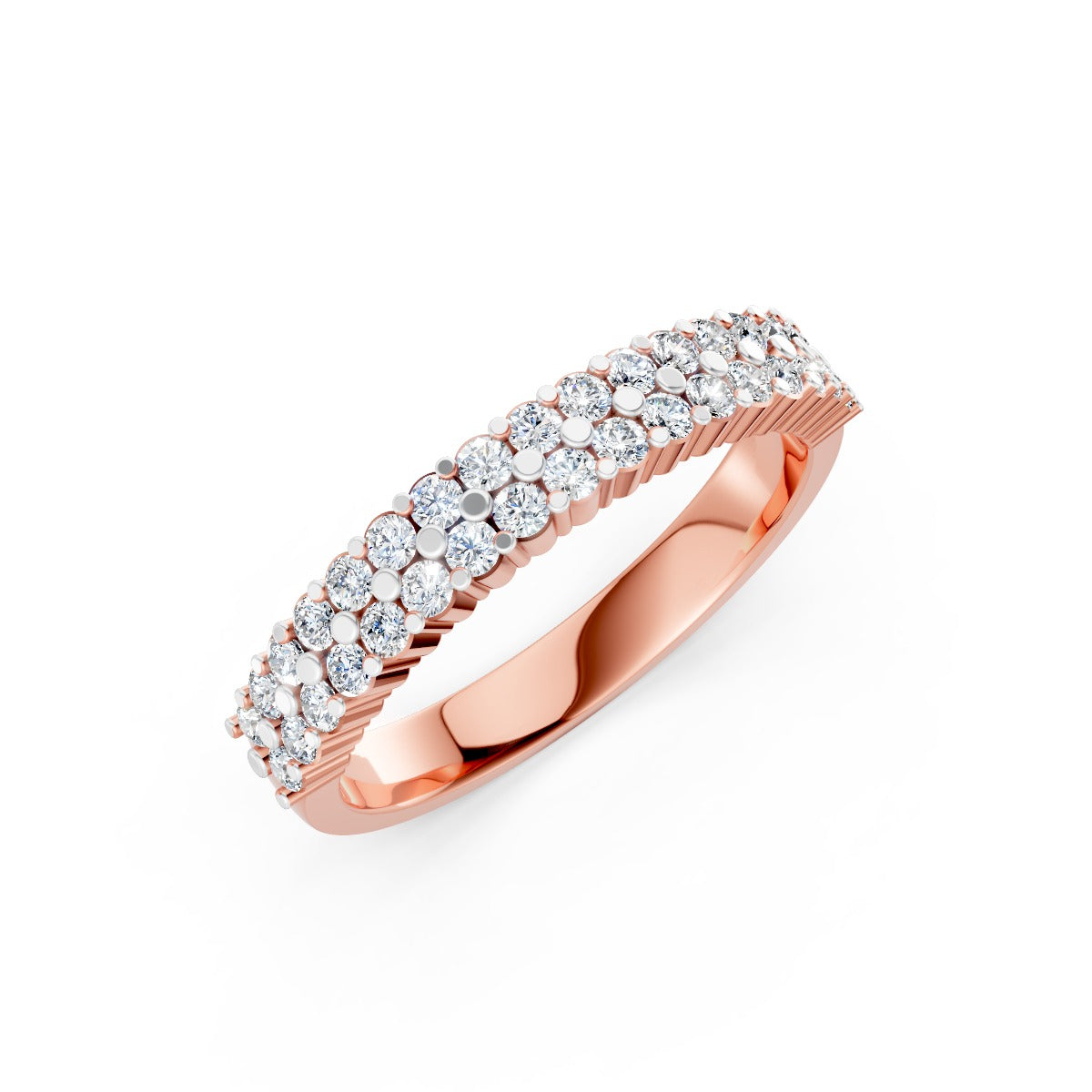 Closely Set Round Diamonds Ring