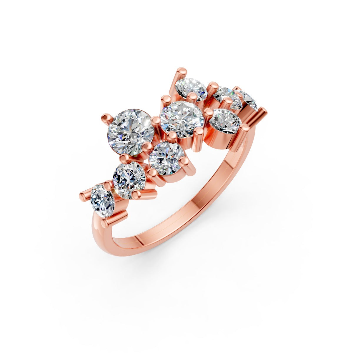 Multiple Round Diamond Ring